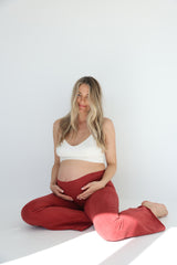 Nora Organic High-Waisted Flare Pants