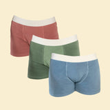Finnbar - Men’s Organic Cotton Undies 3-Pack (Mixed Colours)