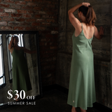 Aisling Organic Cotton Rib Dress – Long