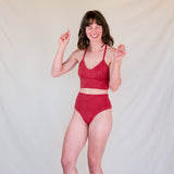 High Meara – Organic Cotton High-Cut Brazilian Brief