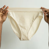 Front view of Aoife knicker made from GOTS-certified organic cotton – perfect for sensitive skin