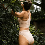 Back view of Aoife organic cotton underwear – sustainable, breathable, and soft for everyday wear