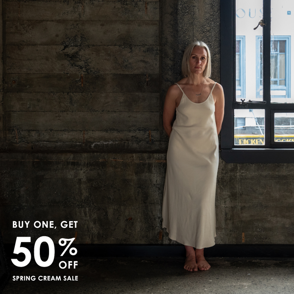 Aisling Organic Cotton Dress – Long Flow | Non-Toxic Comfort