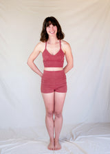 Lui – Organic Cotton High-Waist Booty Shorts